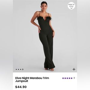 Stunning sleeveless jumpsuit square neck with a V-notch cutout